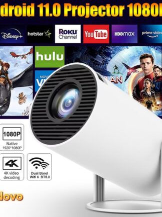 Projetor 4K HD 150 Polegadas Celular, Tv B0x, Xbox, PS, Pc, Wifi HY300 Pro Magcubic Envio Imediato