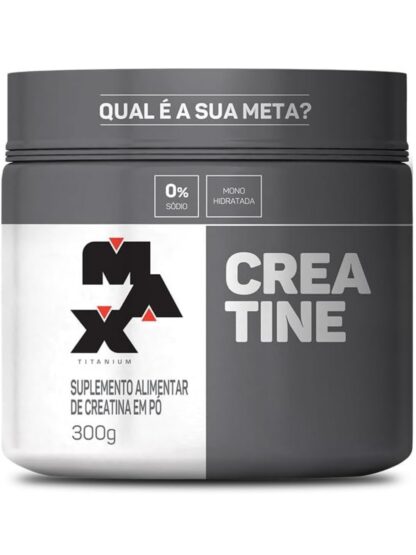 Max Titanium Creatina - Suplemento alimentar de creatina em pó, 300g