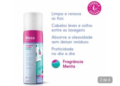 Shampoo A Seco Menta RICCA