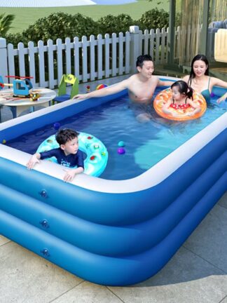 Piscina Insuflável Dobrável Para Crianças Exterior Adultos De Jardim Festa