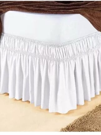 Saia Box Para Cama Casal Super King  Branco