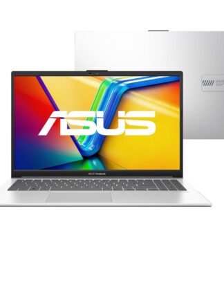 Notebook ASUS Vivobook Go 15, Intel Core i3 N305, 4GB, 128GB SSD, W11 Home, Tela 15.6" FHD Cool Silver - E1504GA-NJ440W