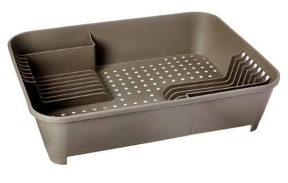 Escorredor de Louças Basic, 45 x 35 x 10,5 cm, Warm Gray, Coza
