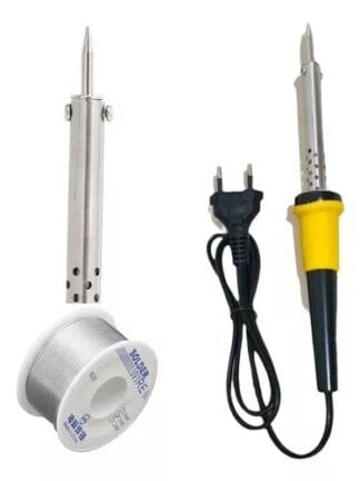 Kit Ferro De Solda Soldar Soldador 110v 40w + Estanho