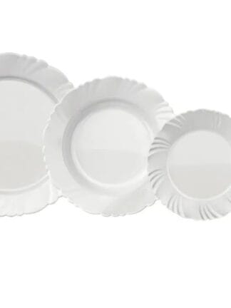 Aparelho de Jantar Nadir Pétala em Vidro 16 Peças