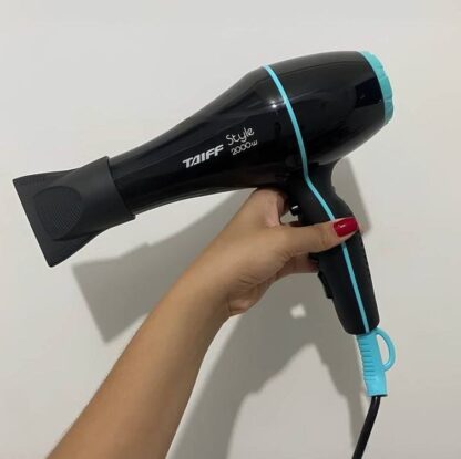 Secador 2000w 127v, Taiff, Style 333, Preto, Pequeno