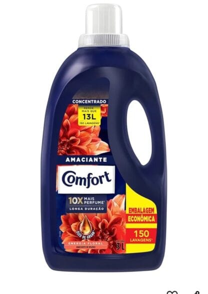 Comfort Amaciante Concentrado Energia Floral 3 L