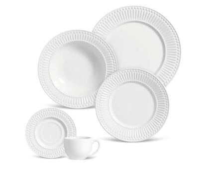 PORTO BRASIL APARELHO DE JANTAR 30 PEÇAS ROMA BRANCO