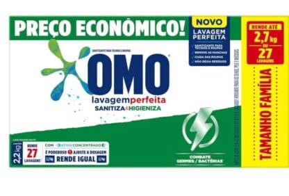 OMO Omo Lavagem Perfeita Sanitiza & Higieniza 2.2Kg
