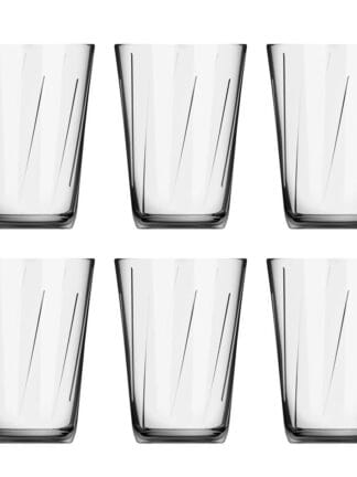 Jogo de Copos Nadir Amazon em Vidro Transparente 6 Peças 190ml