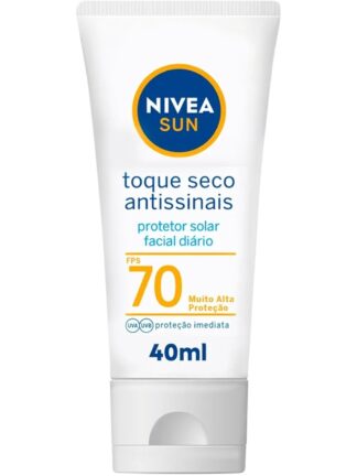 NIVEA SUN Protetor Solar Facial FPS 70 40 ml