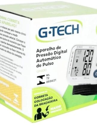 G-Tech Aparelho de pressão digital de pulso GP400, Branca