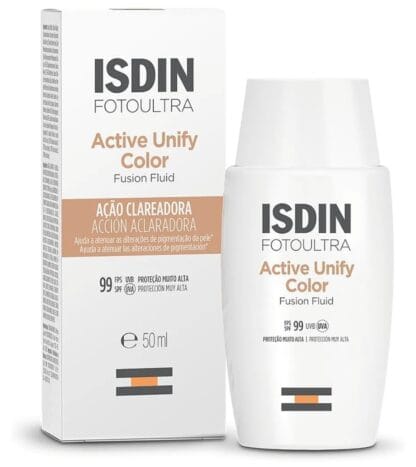 Protetor Solar e Clareador Facial ISDIN Active Unify FPS 99 - 50ml