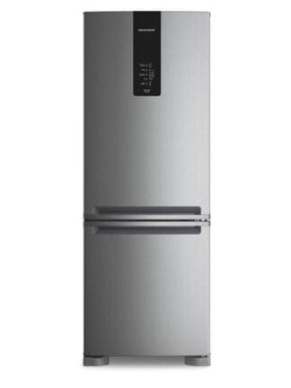 Geladeira Brastemp Frost Free Inverse A+++ 479 litros cor Inox com Super Capacidade e Smart Flow - BRE58FK • 110v