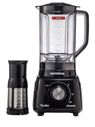 Liquidificador Turbo Power, Mondial, Preto, 550W, 110v- L-99 FB