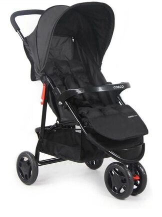 Cosco Kids, Carrinho de Bebê, Toffy, Preto Absoluto