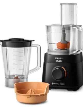 Multiprocessador PowerChop 600 Plus, Philips Walita, 4 em 1, Preto 600W, 110v - RI7300/93