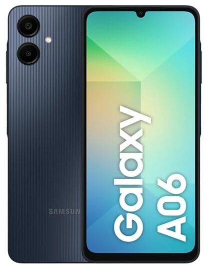 Smartphone Samsung Galaxy A06 128GB, 4GB RAM, Processador Octa-Core, Bateria de 5000mAh