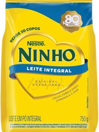 Ninho, Leite Po Integral, Pacote 750g