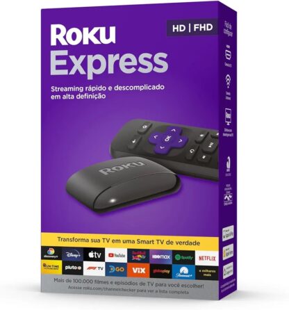 Roku Express | Dispositivo de streaming para TV HD/Full HD