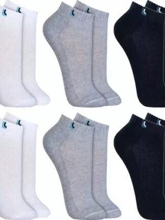 Kit 6 Pares Meias Lupo Soquete Cano Baixo Academia Original