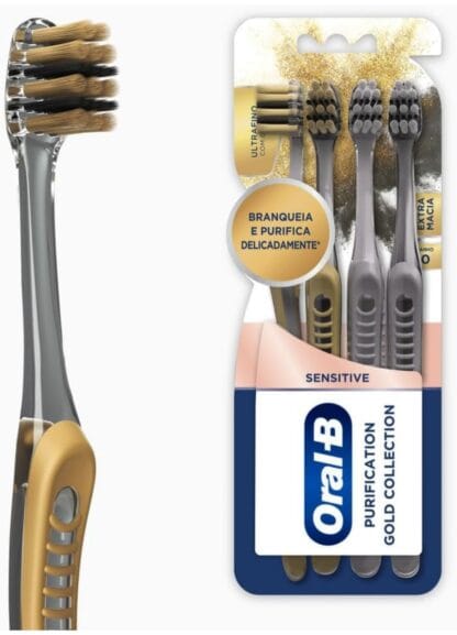 Escova Dental Oral-B Purification Gold Collection 4 unid
