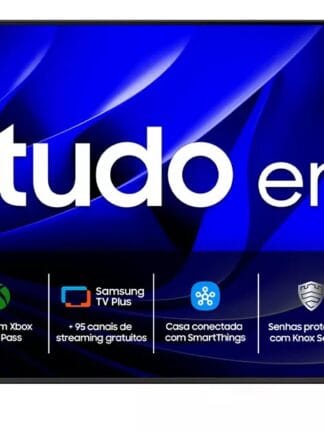 Smart tv 65” Samsung crystal 4k 2024 cinza titan