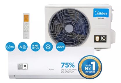 Ar Condicionado Split Hi Wall Inverter Springer Midea Xtreme Save Connect 9000 BTU/h Frio 42AGVCI09M5 220V