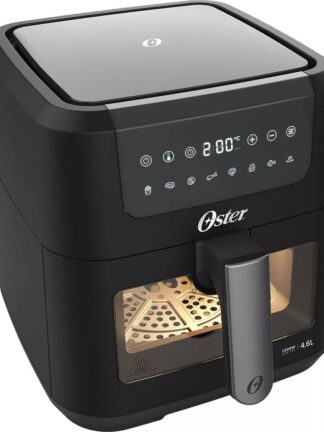 Fritadeira Digital Clear Oster 4,6l Com Visor Transparente 127V