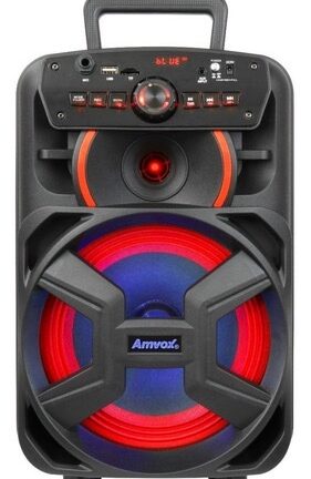 Caixa De Som Amplificada Amvox Aca 221 Woofer 8 110V/220V