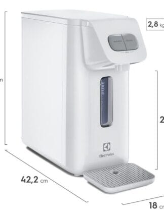 Purificador Electrolux Água Gelada 3 Níveis Branco Efficient Eletrônico (PE15B) - Bivolt