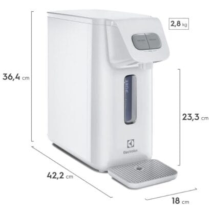 Purificador Electrolux Água Gelada 3 Níveis Branco Efficient Eletrônico (PE15B) - Bivolt