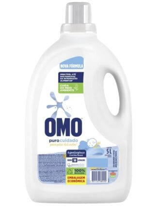 OMO Sabão Líquido Omo Puro Cuidado 5L