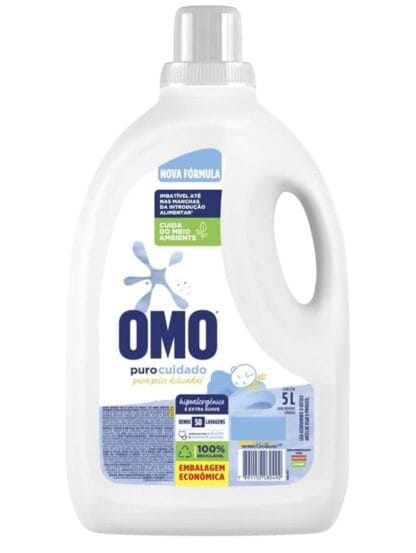 OMO Sabão Líquido Omo Puro Cuidado 5L