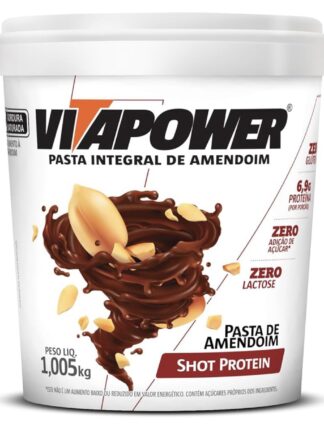 Vita Power Pasta De Amendoim Sabores Gourmet (1.005Kg) - Sabor Shot Protein