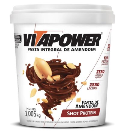 Vita Power Pasta De Amendoim Sabores Gourmet (1.005Kg) - Sabor Shot Protein