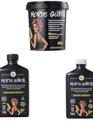 Lola Cosmetics Kit Lola Morte Subita: Shampoo + Condicionador + Máscara