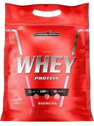 Integralmédica - Hipercalórico Nutri Whey Protein Pouch - 900g - Baunilha
