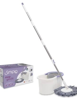 Mop com balde e esfregão giro fit - Simplo