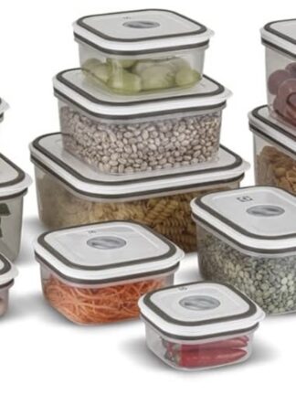 Electrolux, Pote Hermetico, 12 unidades, A23122901, cinza