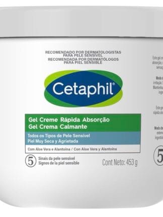 Cetaphil Gel Creme Rápida Absorção Com Aloe Vera 453g