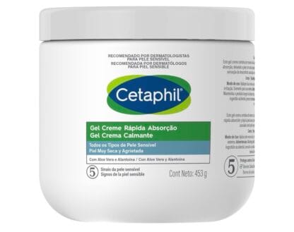 Cetaphil Gel Creme Rápida Absorção Com Aloe Vera 453g