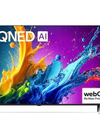 Smart TV 4K 55" LG QNED 55QNED80T Processador α5 Ger7 AI Quantum Dot Nanocell Local Dimming Design Super Slim Alexa/Chromecast integrado webOS 24