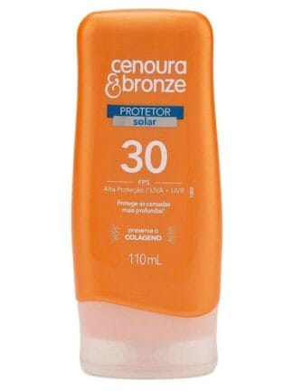Cenoura e Bronze Protetor Solar Fps 30 110Ml E