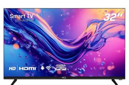 Smart TV LED 32" HQ HD 3 HDMI 2 USB WI-FI Android 11 Design Slim
