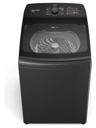 Máquina De Lavar Brastemp 13kg Cinza Platinum Com Ciclo Tira