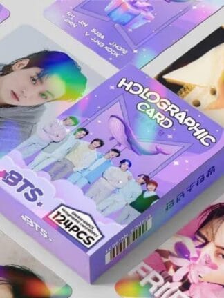 KPOP 124pcs/box Cartões Fotográficos BTS
Bangtan Boys Holográfico LOMO Cartão Coleção Laser