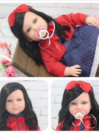 Boneca Bebe Reborn Recem Nascida Menina Com Vários Itens