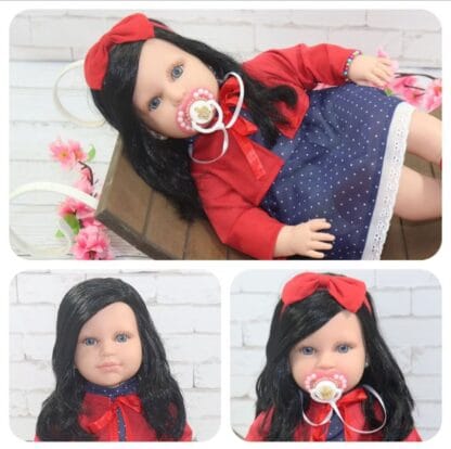 Boneca Bebe Reborn Recem Nascida Menina Com Vários Itens