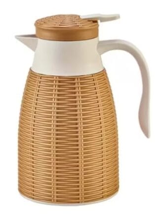 Garrafa Térmica (CHÁ, CAFÉ ou ÁGUA) 1 Litro Rústica/Rattan